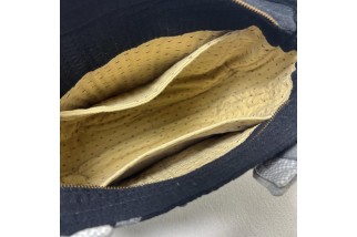 Blue Japanese Elegant Floral Crossbody Bag