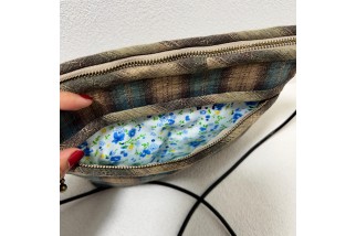 Cute Patchwork House Crossbody Bag